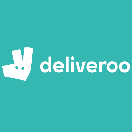 Deliveroo food delivery service logo