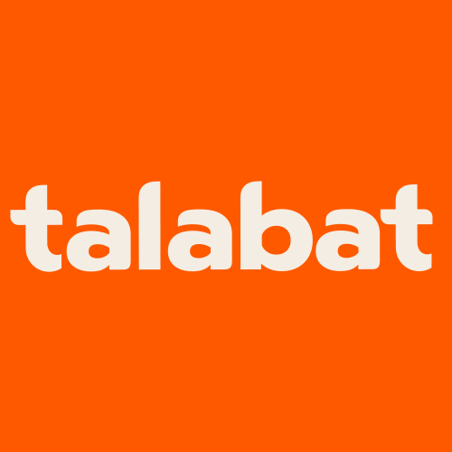 Talabat food delivery service logo